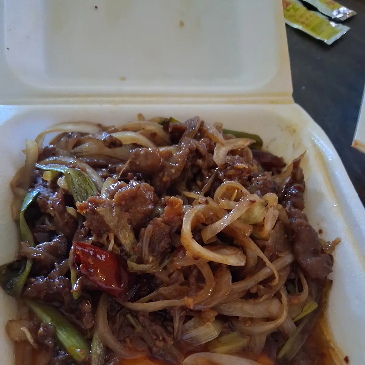 Beef Chow Fun with Black Bean Sauce - 豆豉牛河